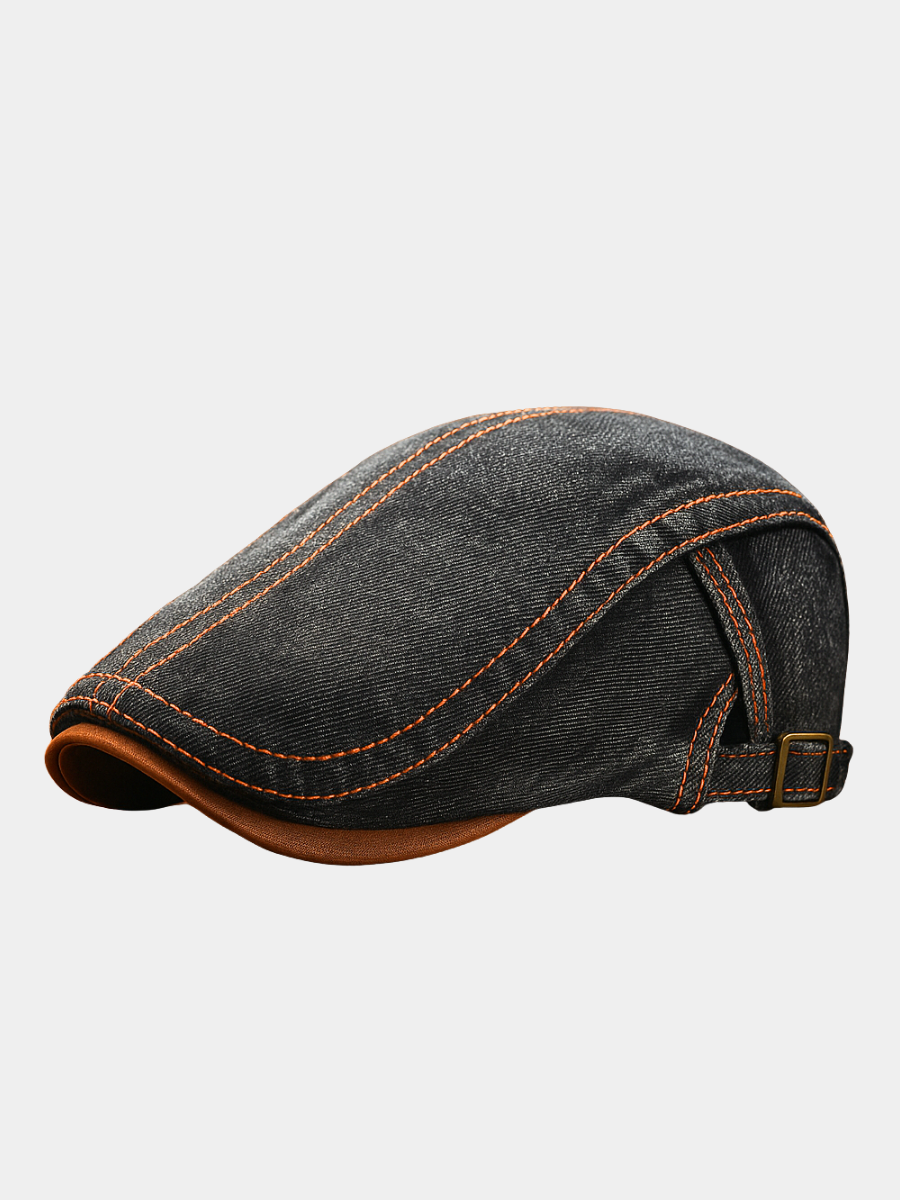 Elmont | Denim Flat Brim Cap