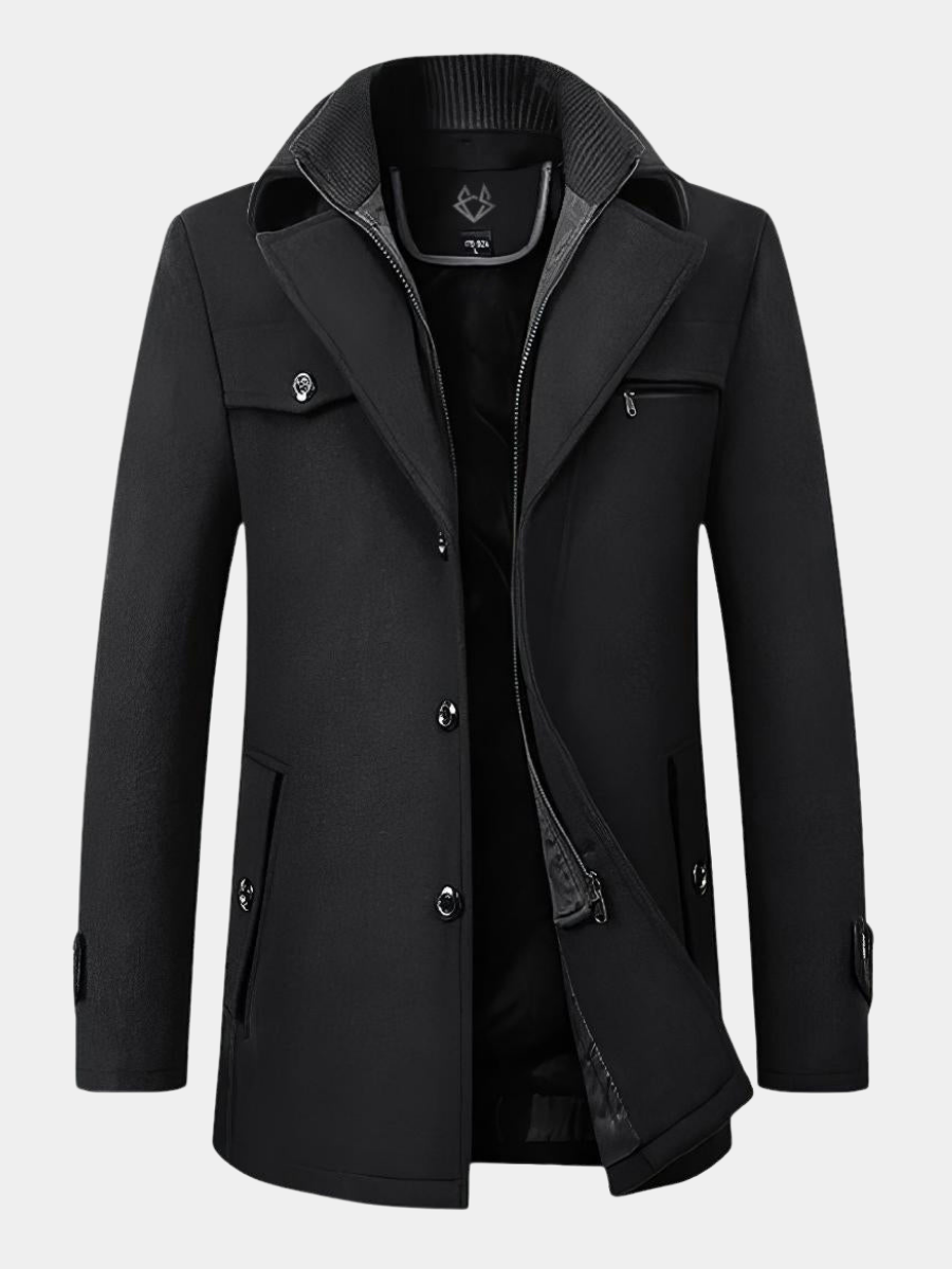 Elmont | Men's Structured Overcoat