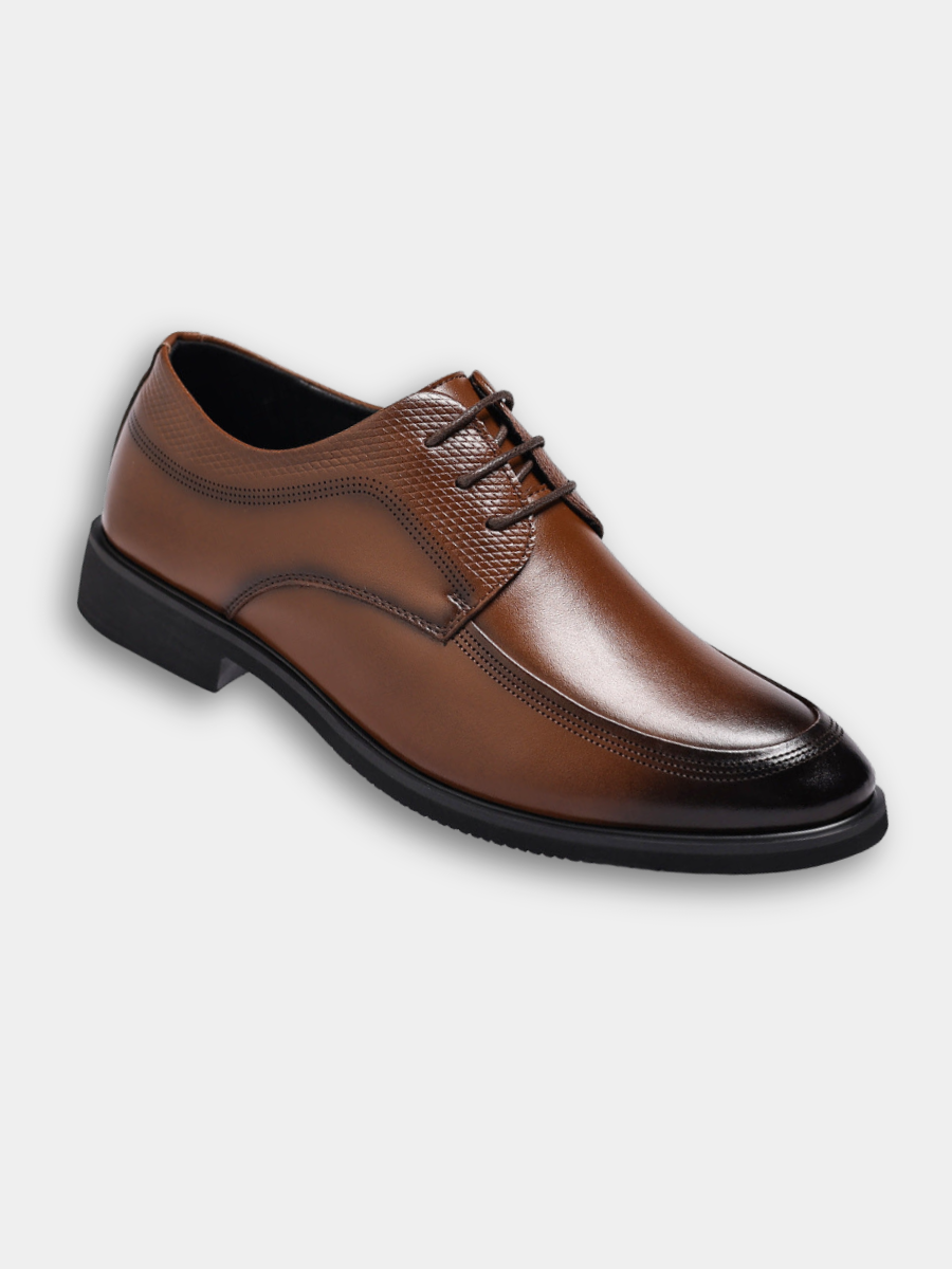 Elmont | Shiny Leather Oxford Shoes