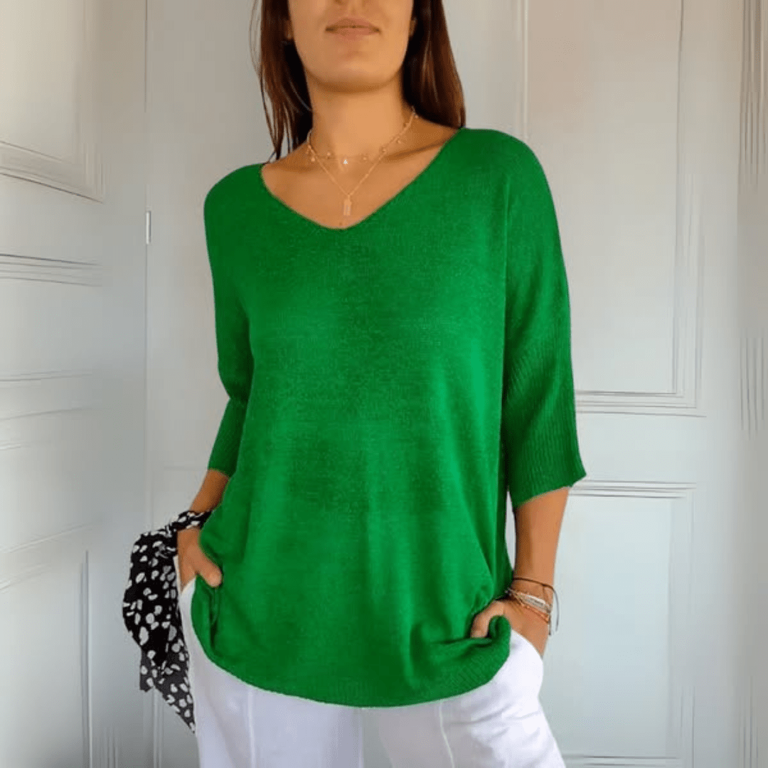 Sarah | V-Neck Loose Fit Sweater