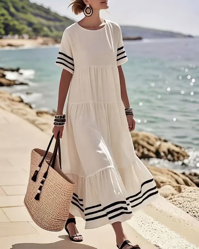 M&H | Cotton Blend Midi Dress