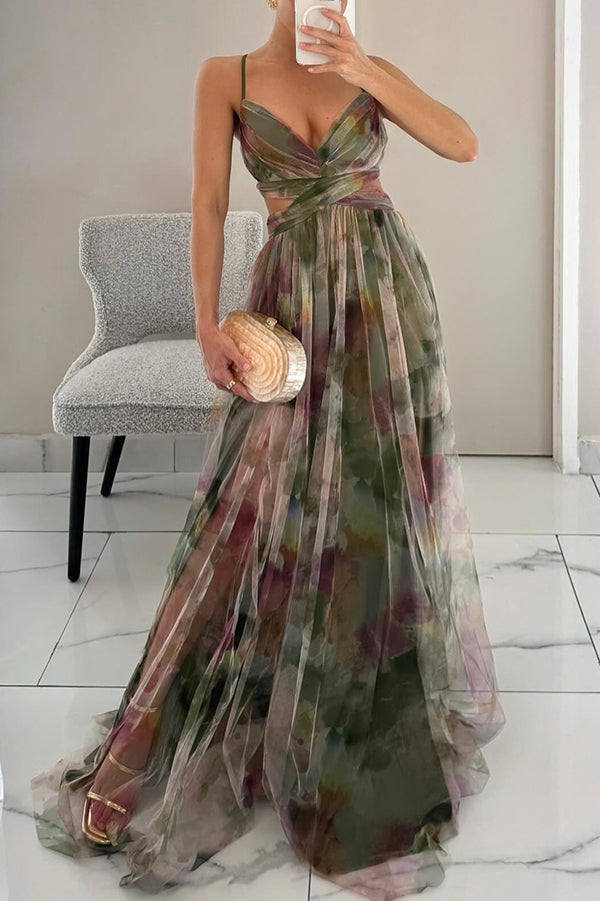 M&H | Spaghetti Strap Gown