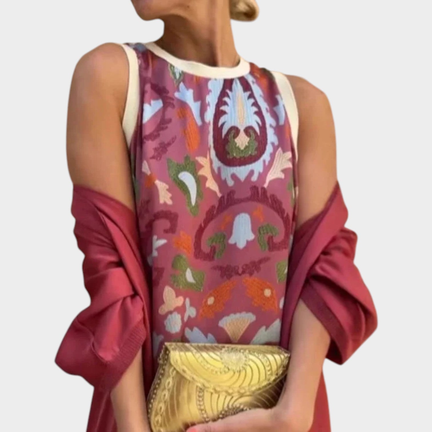 Marisol | Sleeveless Maxi Dress & Lightweight Cardigan