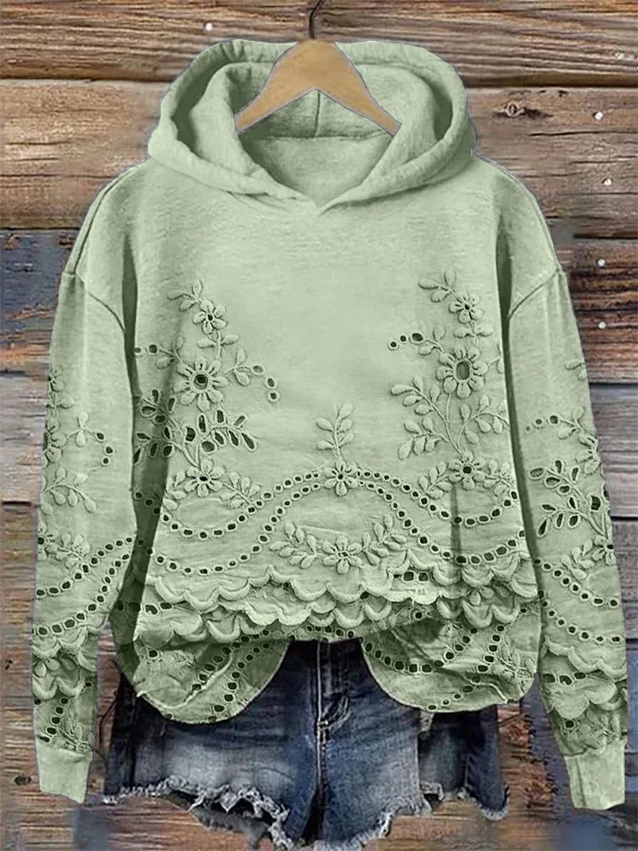 Imani | Embroidered Long-Sleeve Hoodie