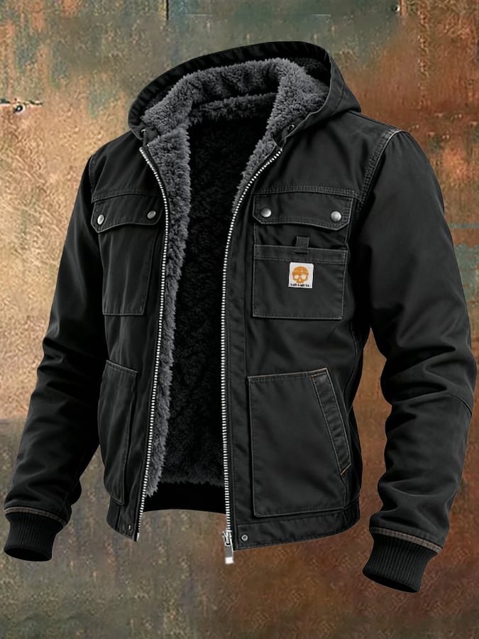 Elmont | Men's Cotton Twill Fleece-Lined Jacket