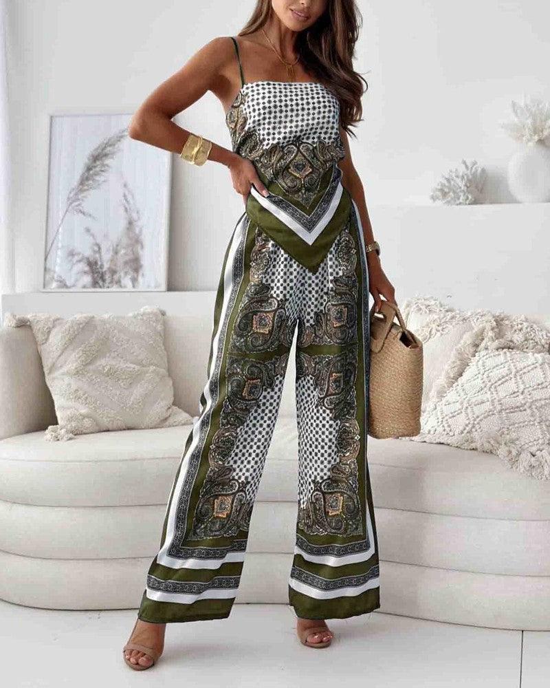 M&H | Lace-Up Vest & Pants Set