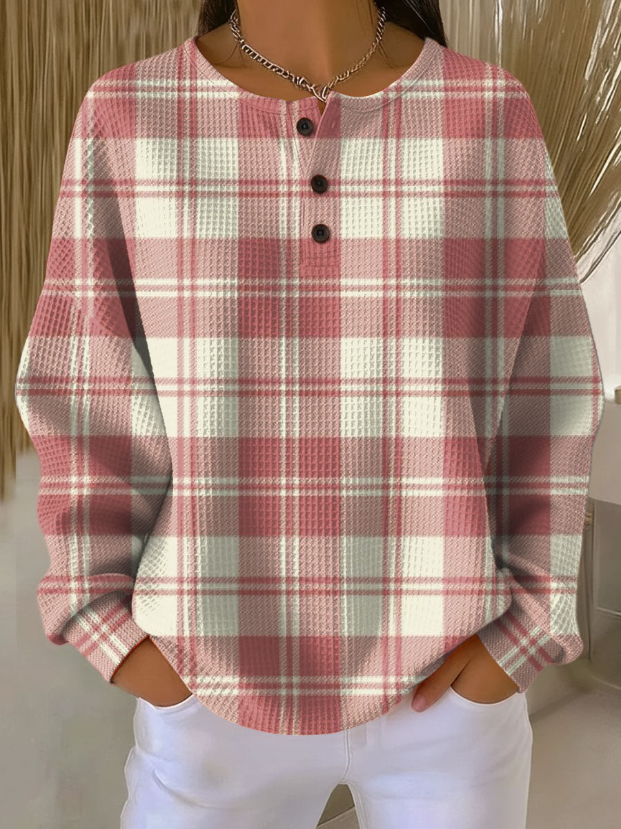 Elmont | Waffle Knit Fleece-Lined Sweater
