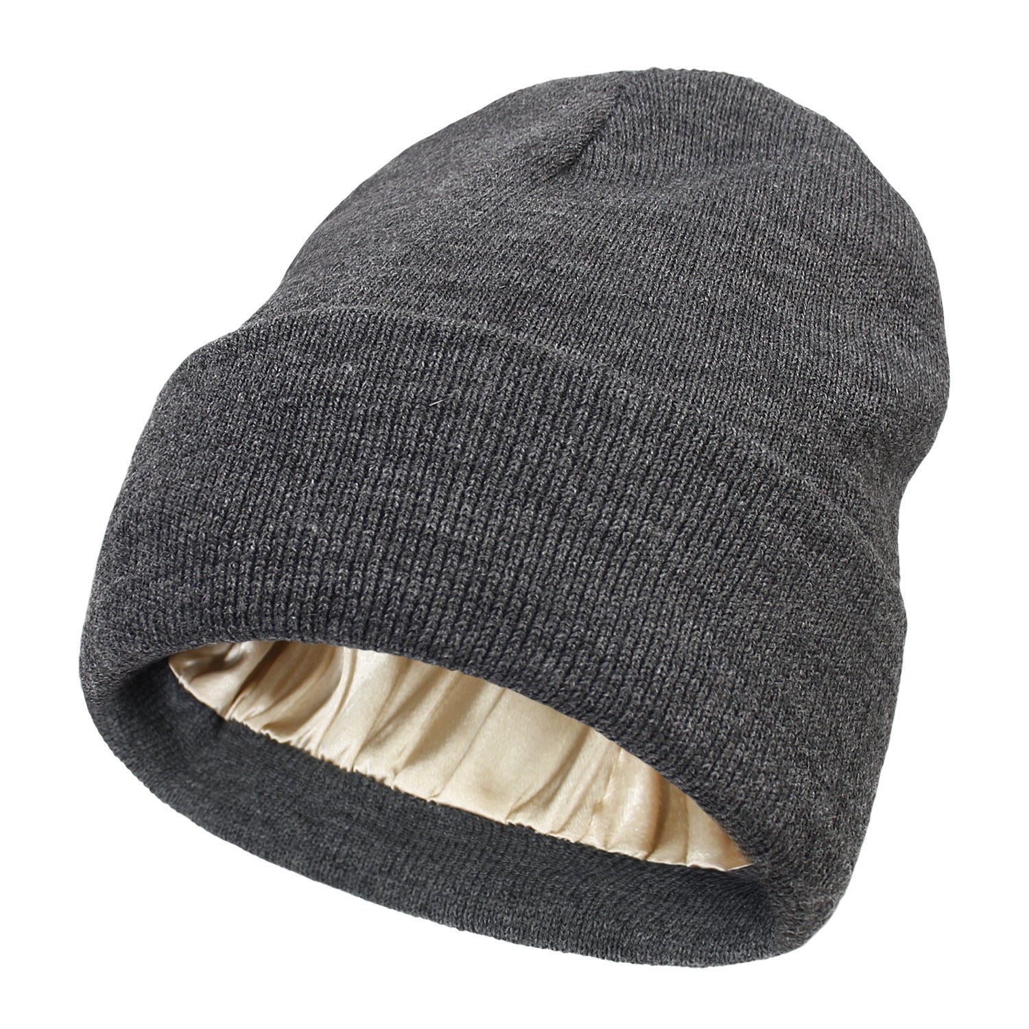 Elmont | Satin-Lined Knit Beanie