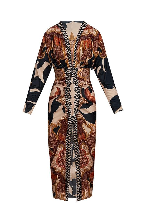 M&H | Dolman Sleeve Midi Dress