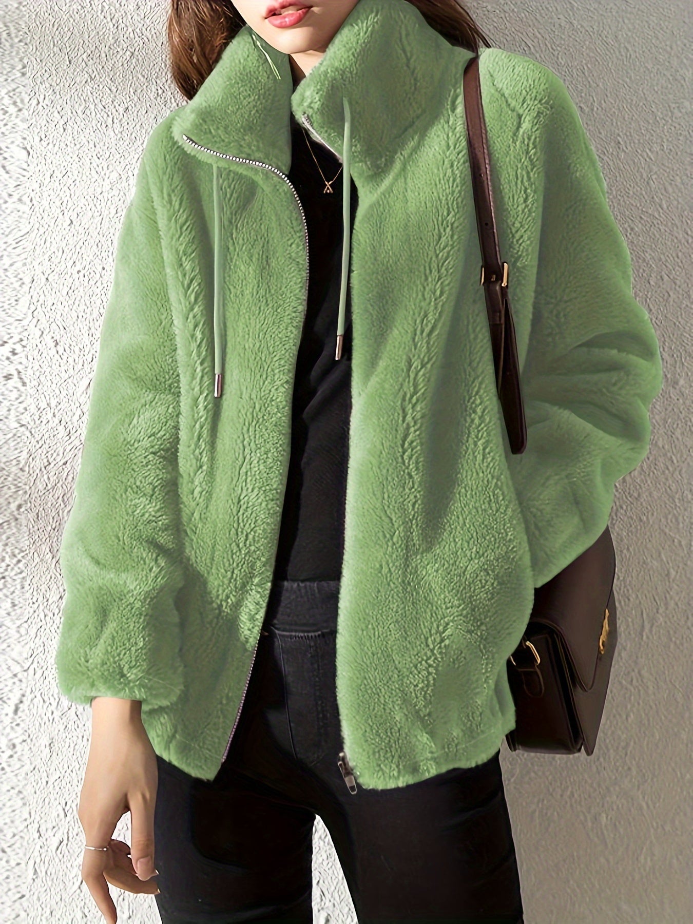Elmont | Soft-Lined High-Neck Zip Jacket