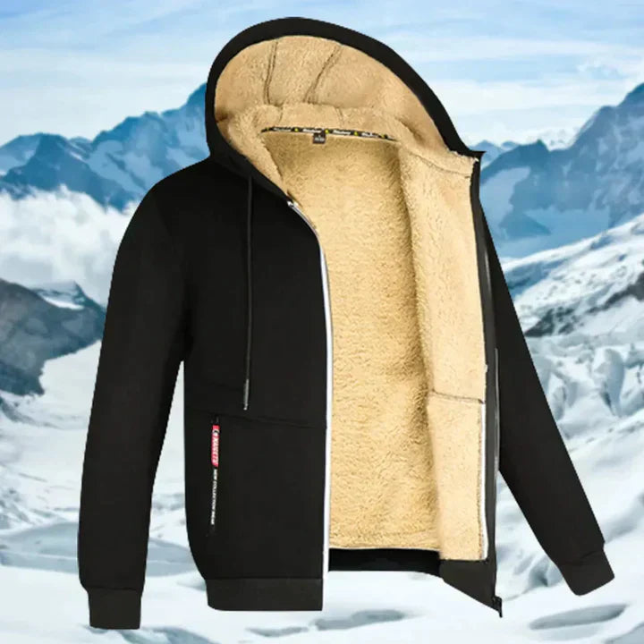 Elmont | Hooded Fleece-Lined Winter Jacket