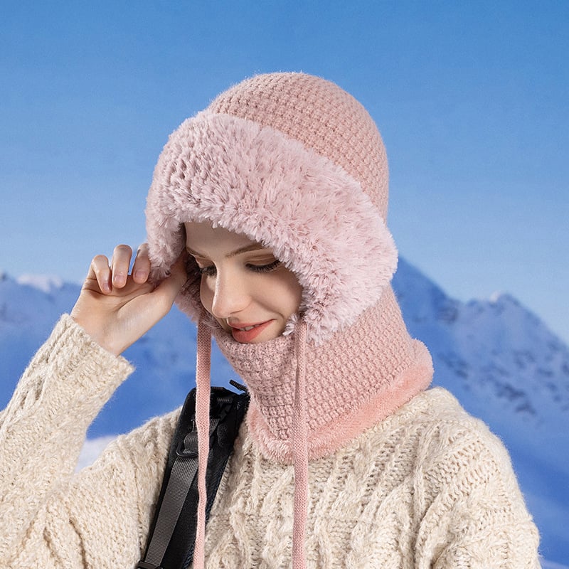 Elmont | 3-in-1 Knitted Beanie with Neck Warmer