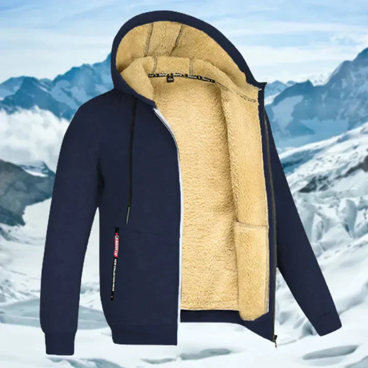 Elmont | Hooded Fleece-Lined Winter Jacket