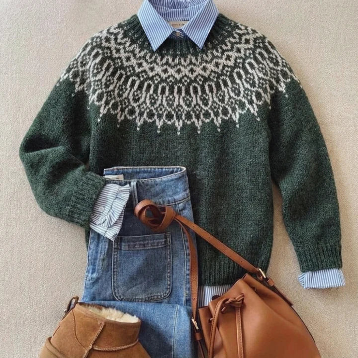 Elmont | Vintage Nordic Knit Sweater