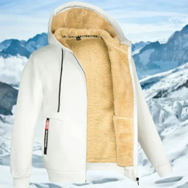 Elmont | Men's Fleece-Lined Hooded Winter Jacket
