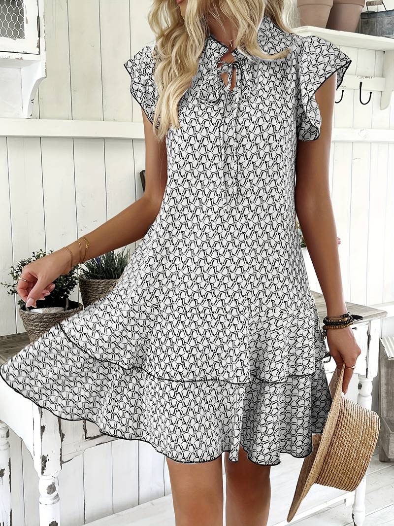 M&H | Tie-Neck Dress