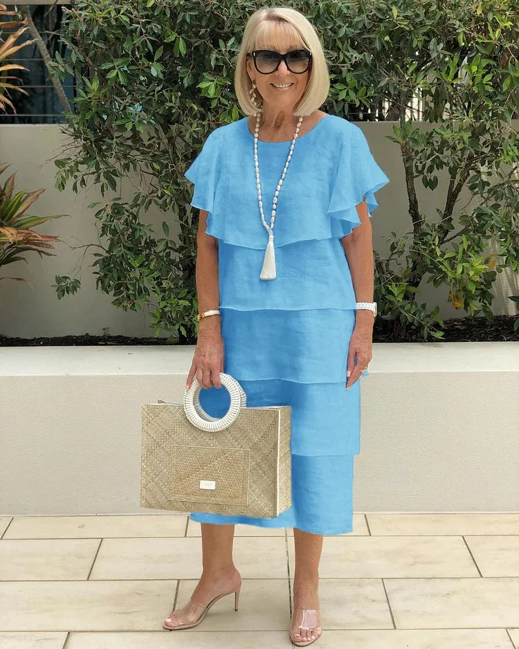 M&H | Tiered Midi Dress