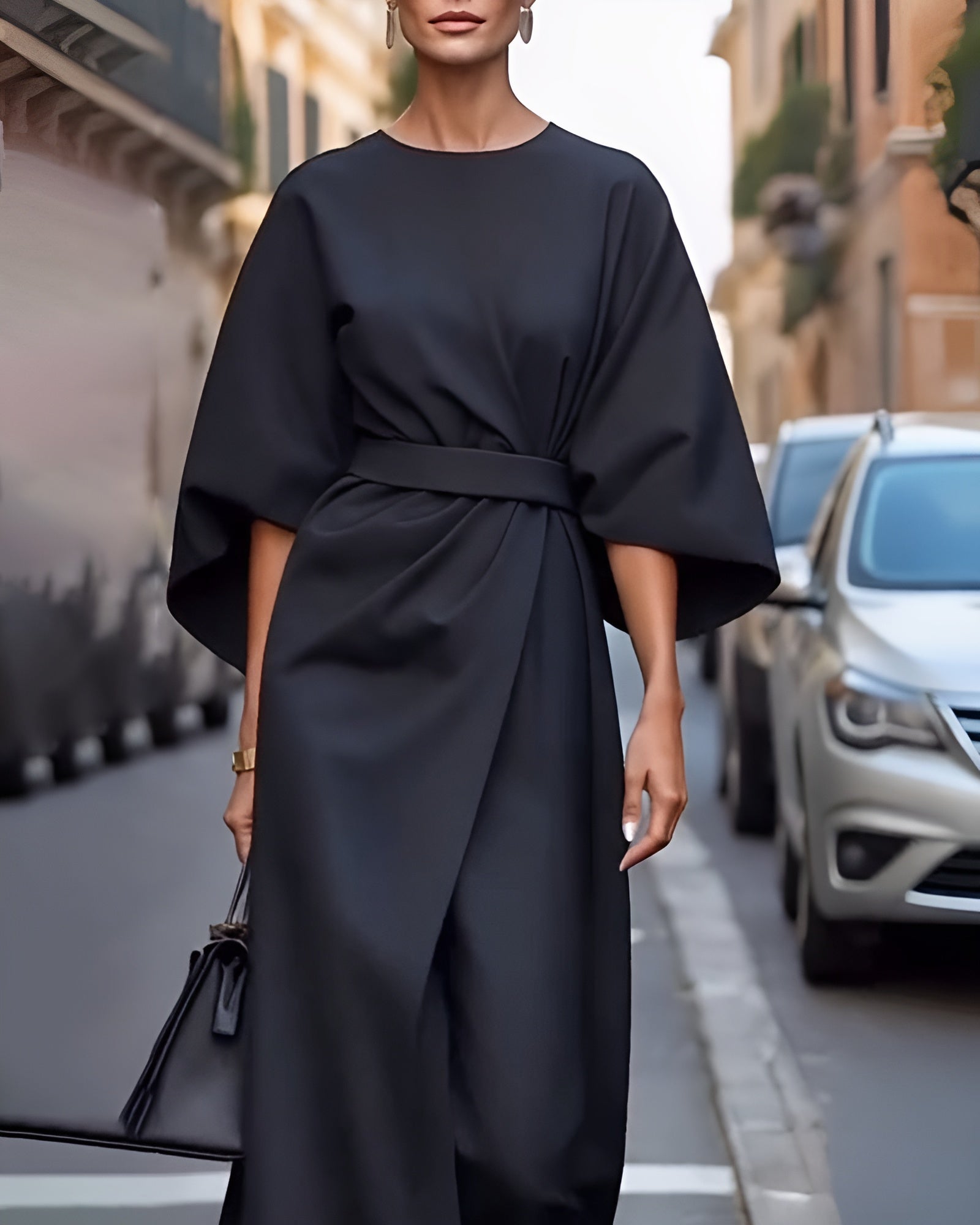 M&H | Belted Maxi Dress