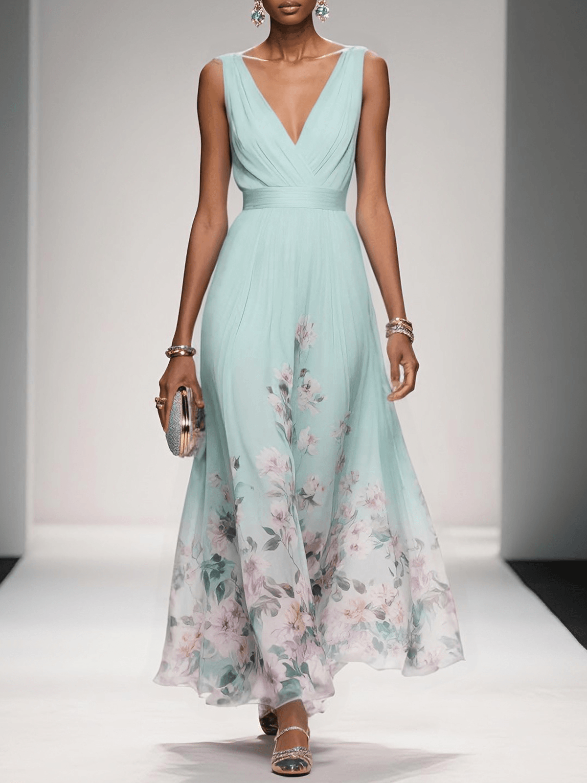 M&H | Chiffon Maxi Dress