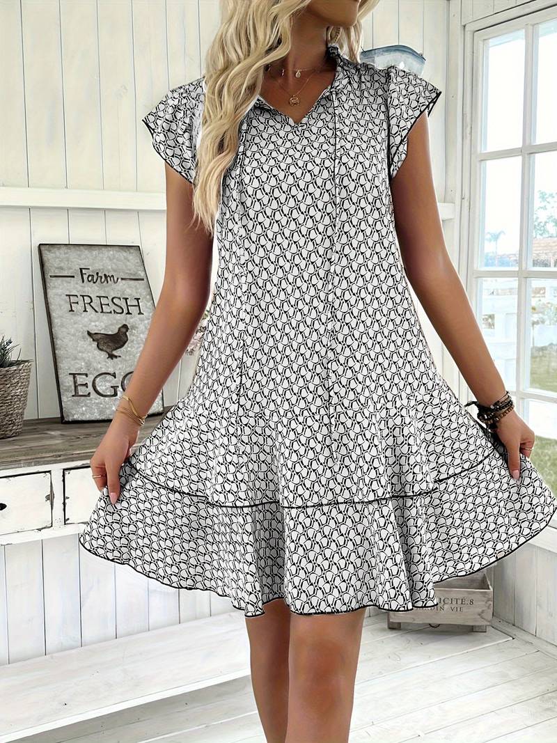 M&H | Tie-Neck Dress