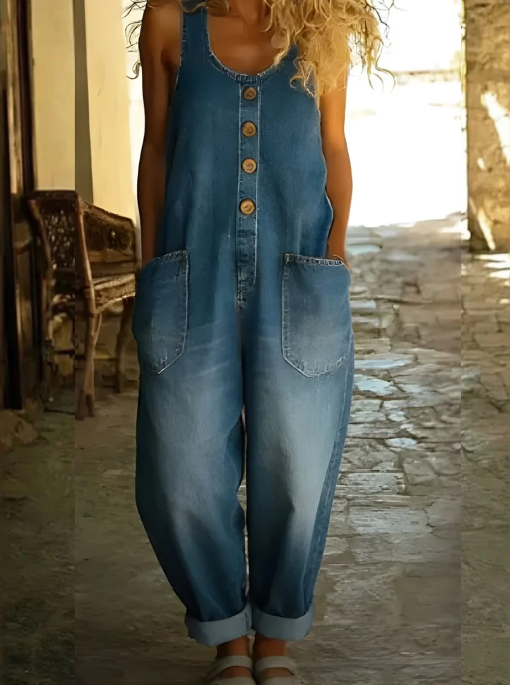 M&H | Denim-Look Overalls