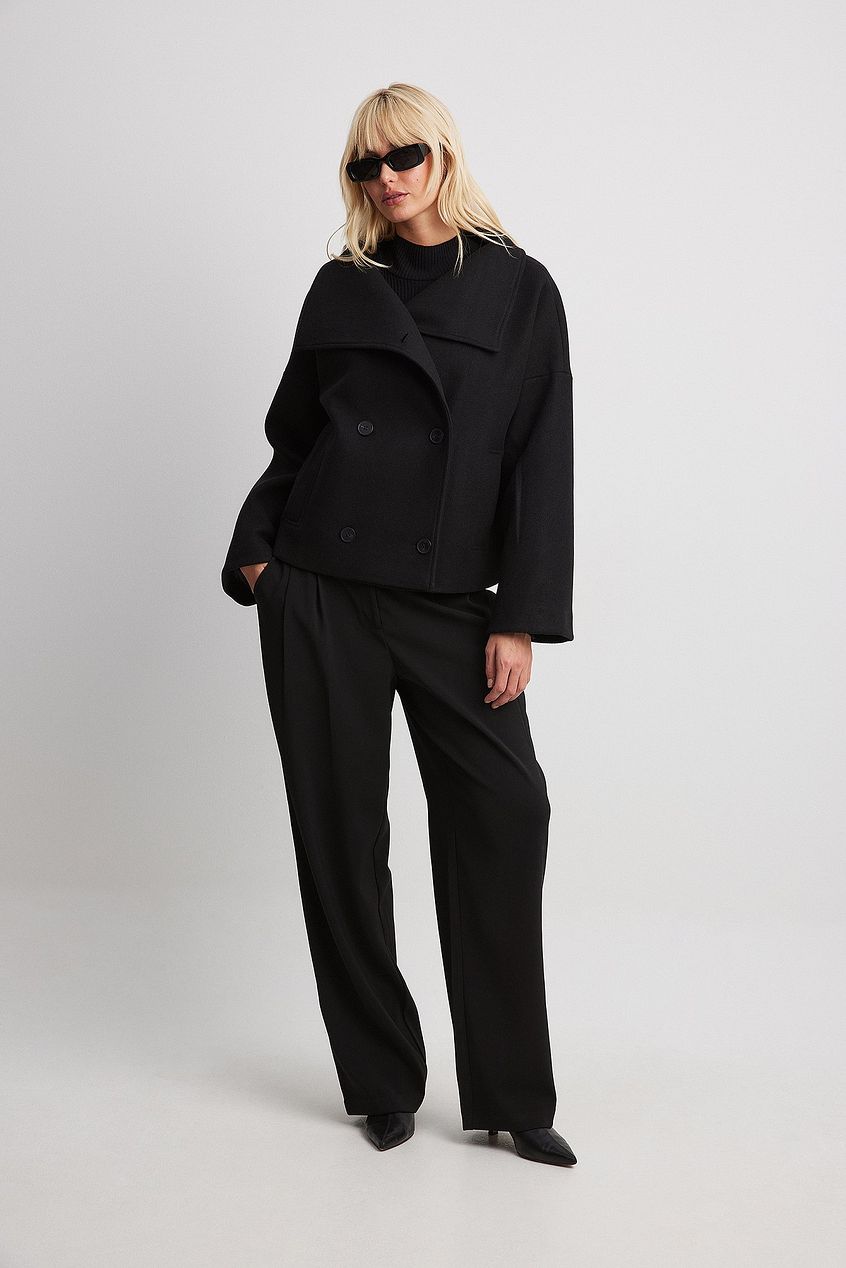 Elmont | Short Double-Breasted Trench Coat
