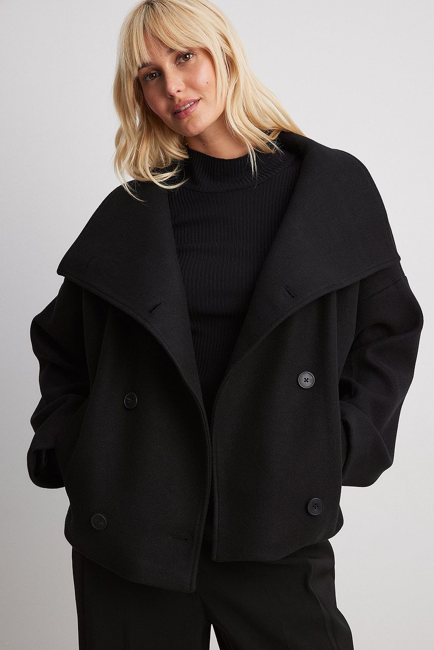 Elmont | Short Double-Breasted Trench Coat