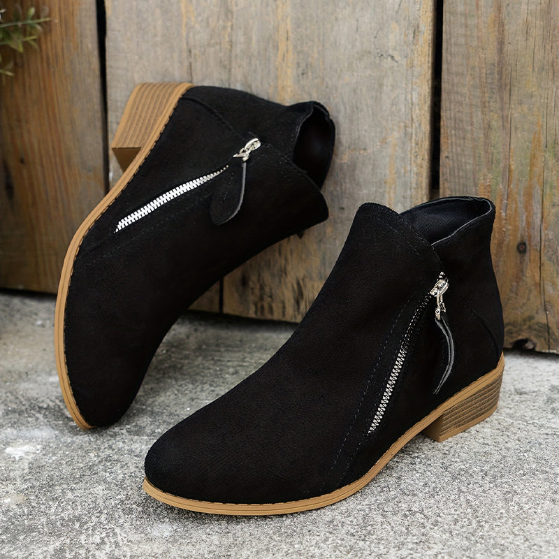 Elmont | Women's Orthopedic Leather Ankle Boots