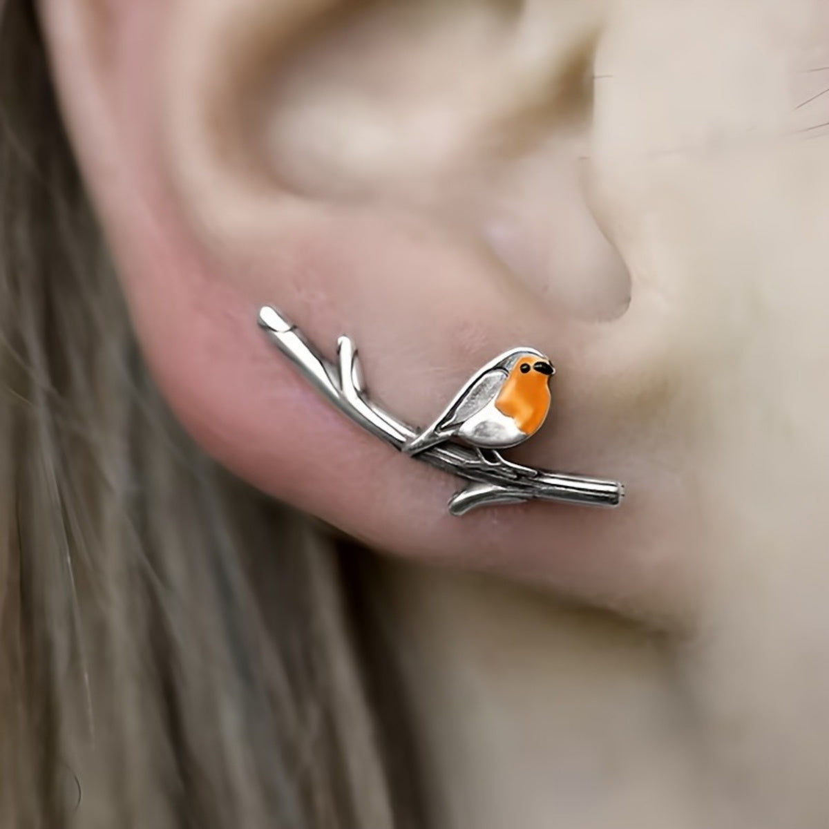 Elmont | Cartoon Bird Earrings