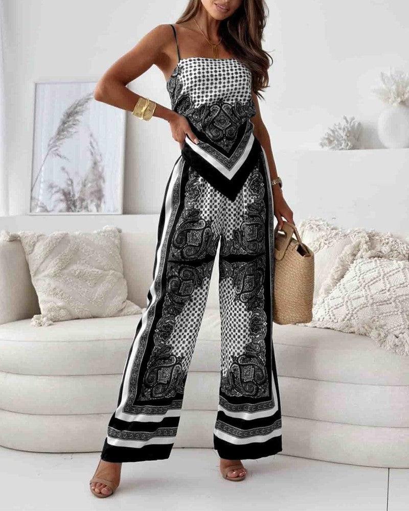 M&H | Lace-Up Vest & Pants Set