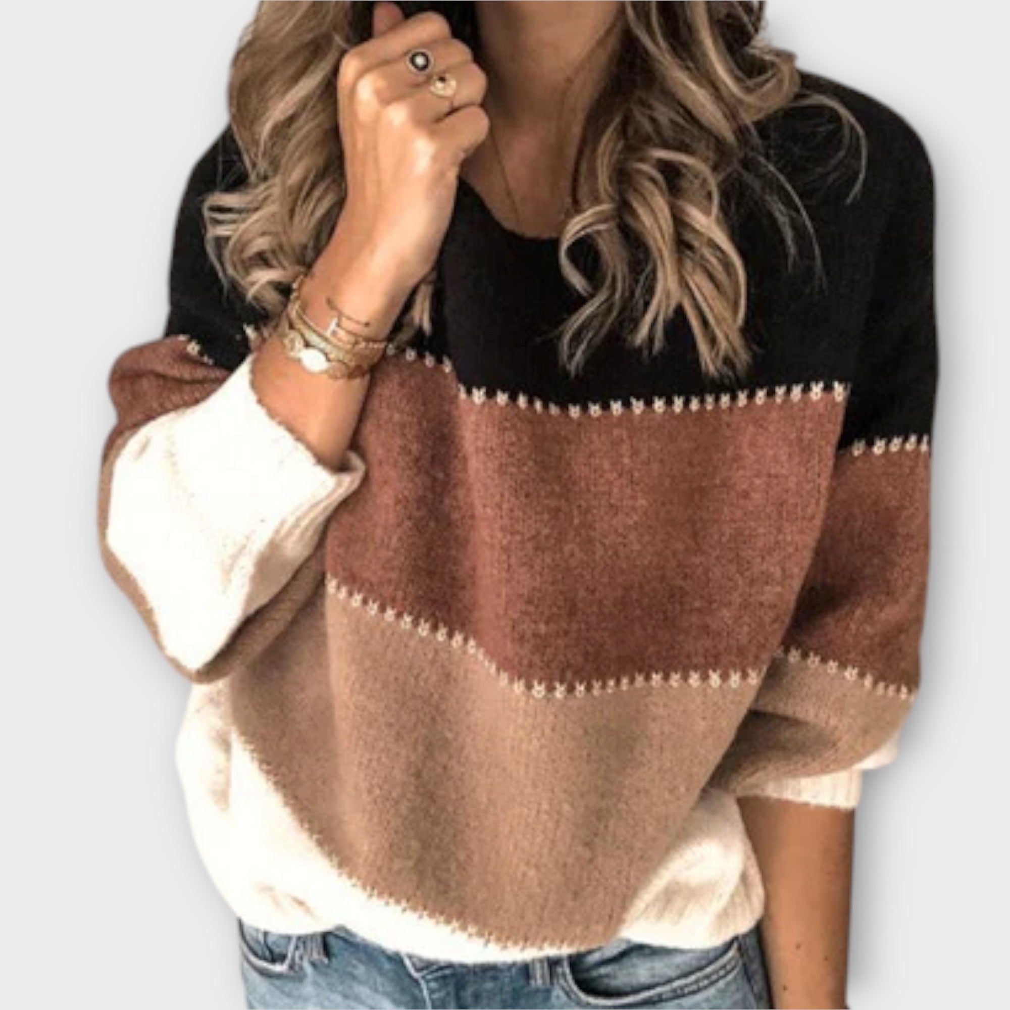 Elmont | Women's Retro Knit Sweater