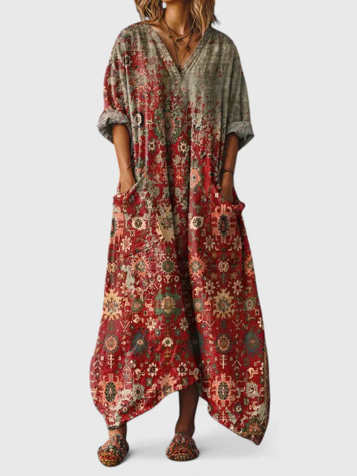 Elmont | Embroidered Relaxed Dress