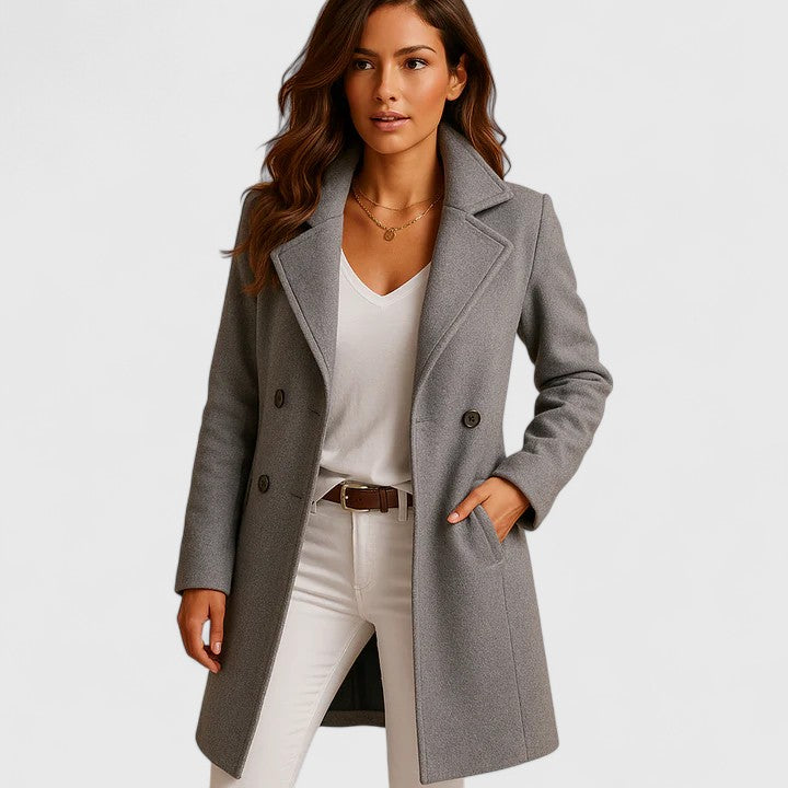 Elmont | Minimalist Wool-Blend Coat