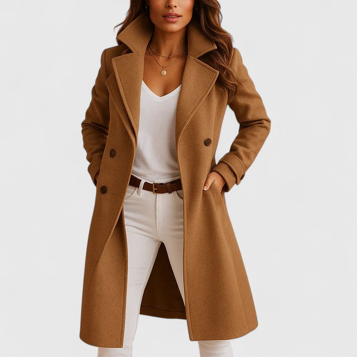 Elmont | Wool-Blend Mid-Length Coat