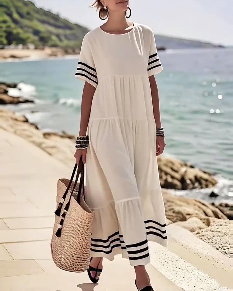 M&H | Cotton Blend Midi Dress