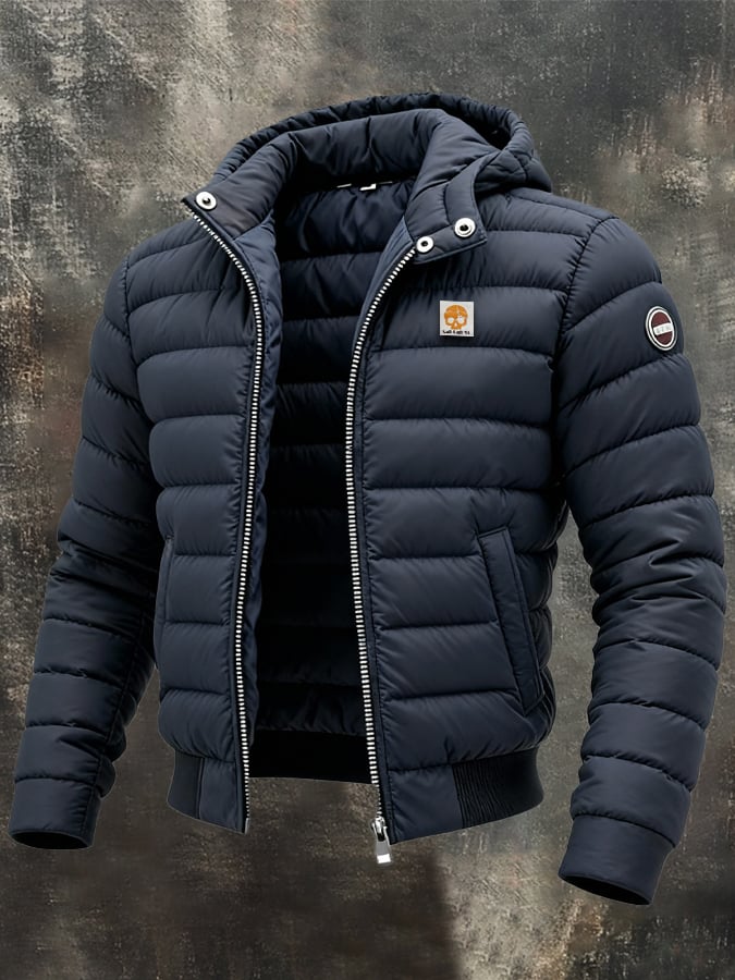 Elmont | Men's Padded Patchwork Multi-Pocket Jacket