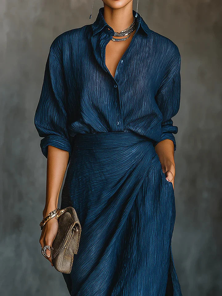Elmont | Collared Two-Piece Set