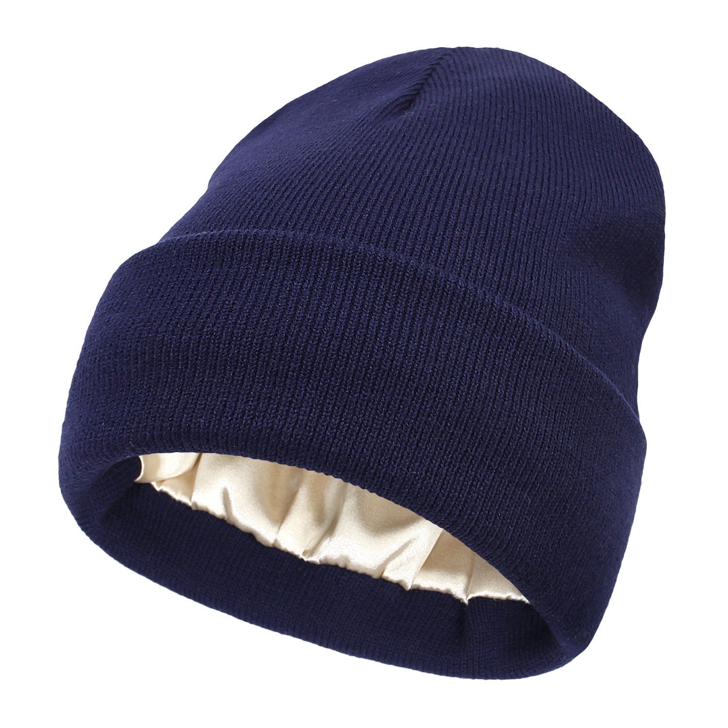 Elmont | Satin-Lined Knit Beanie