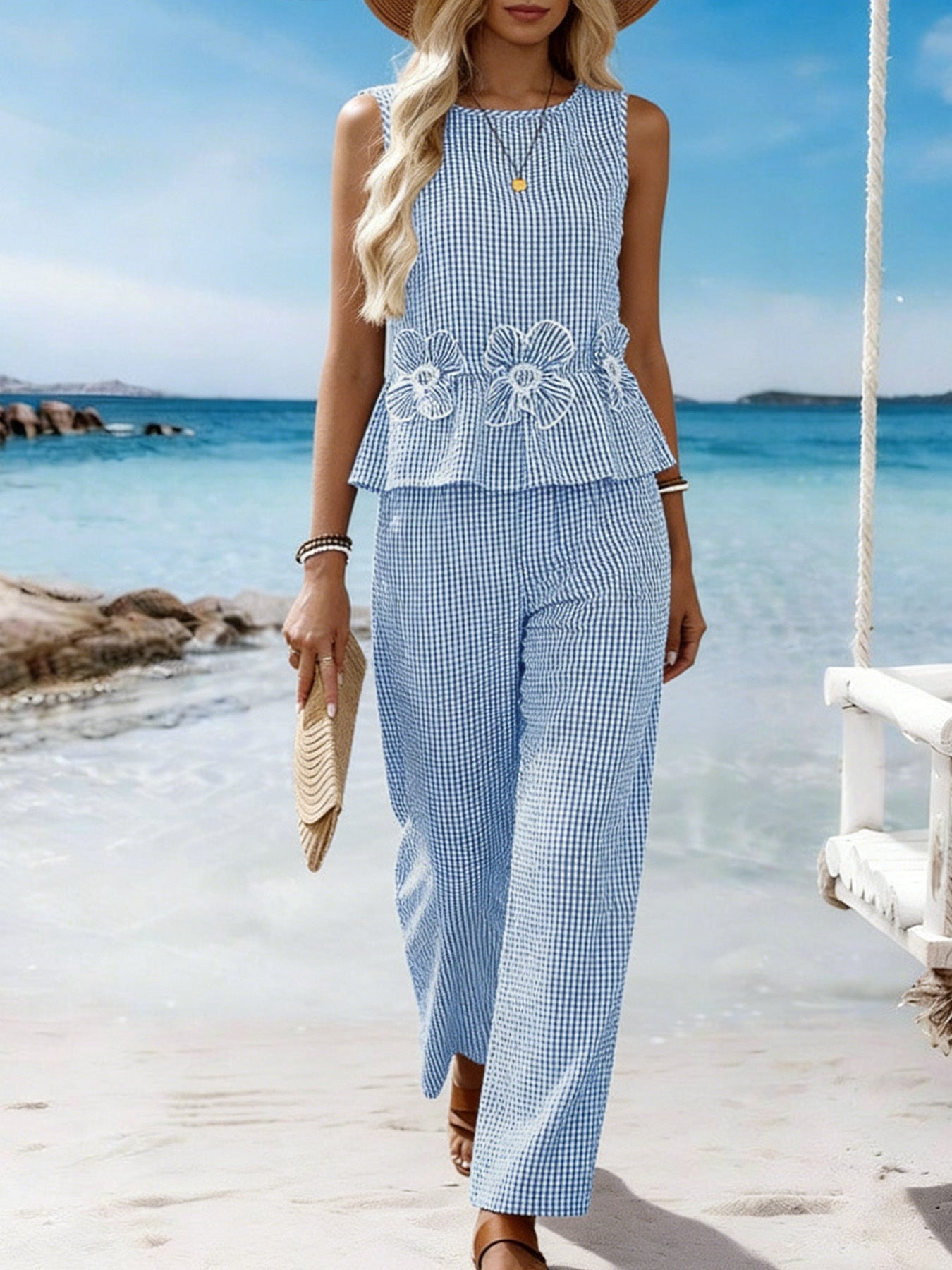 M&H | Gingham Two-Piece Set