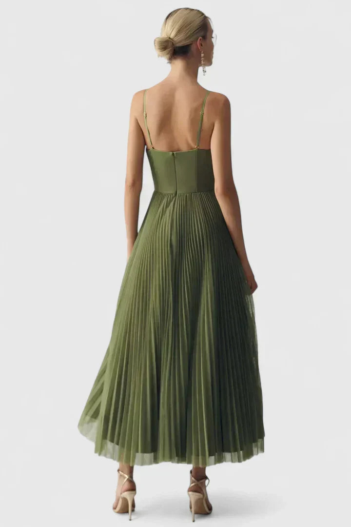 M&H | Pleated Midi Dress