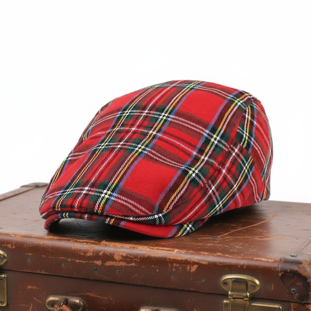 Elmont | Tartan Cotton Ivy Cap