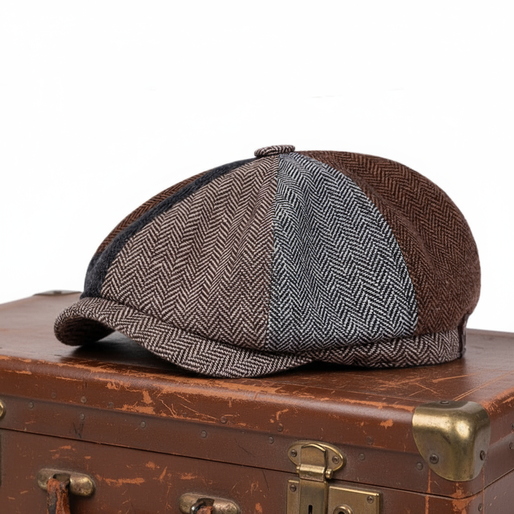 Elmont | Wool Blend Patchwork Cap