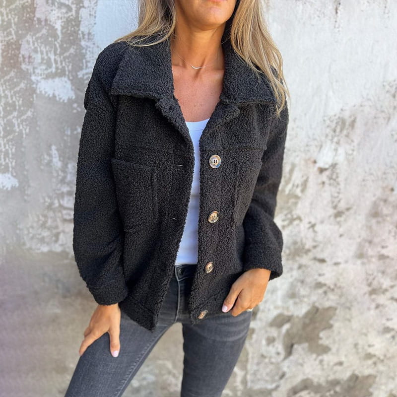 Elmont | Lambswool-Feel Single-Button Lapel Coat