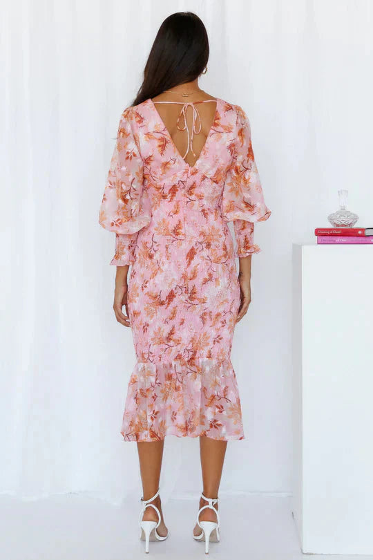 M&H | Floral Puff Sleeve Dress