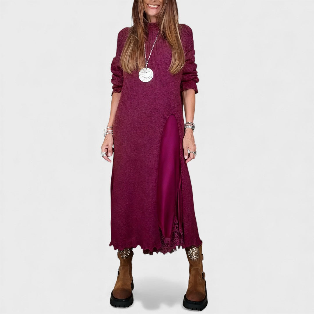 Elmont | Knit Overlay Dress