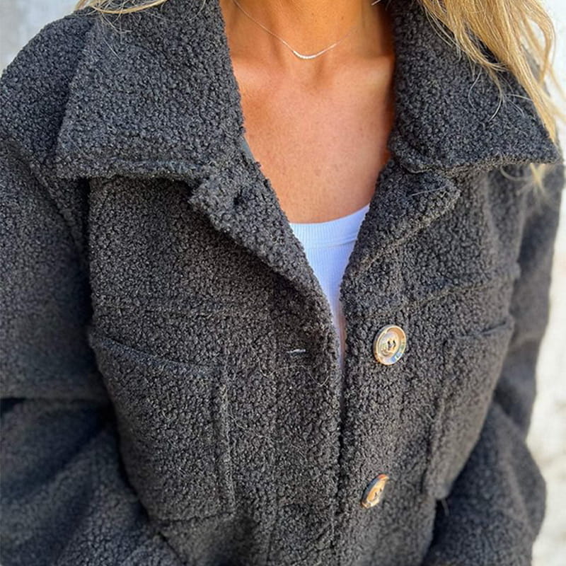 Elmont | Lambswool-Feel Single-Button Lapel Coat