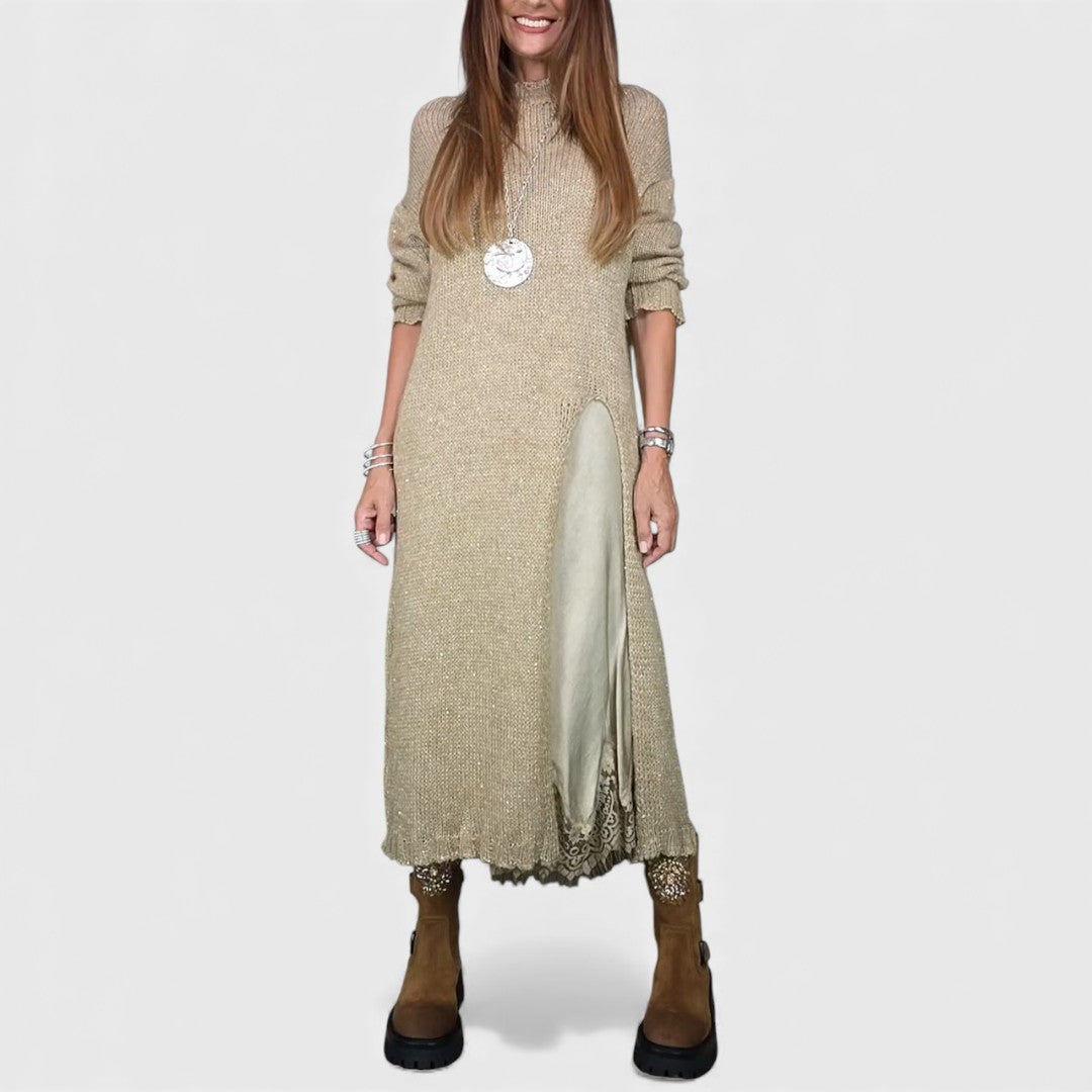 Elmont | Knit Overlay Dress