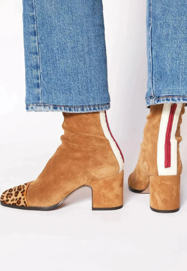 Elmont | Animal-Print Ankle Boots