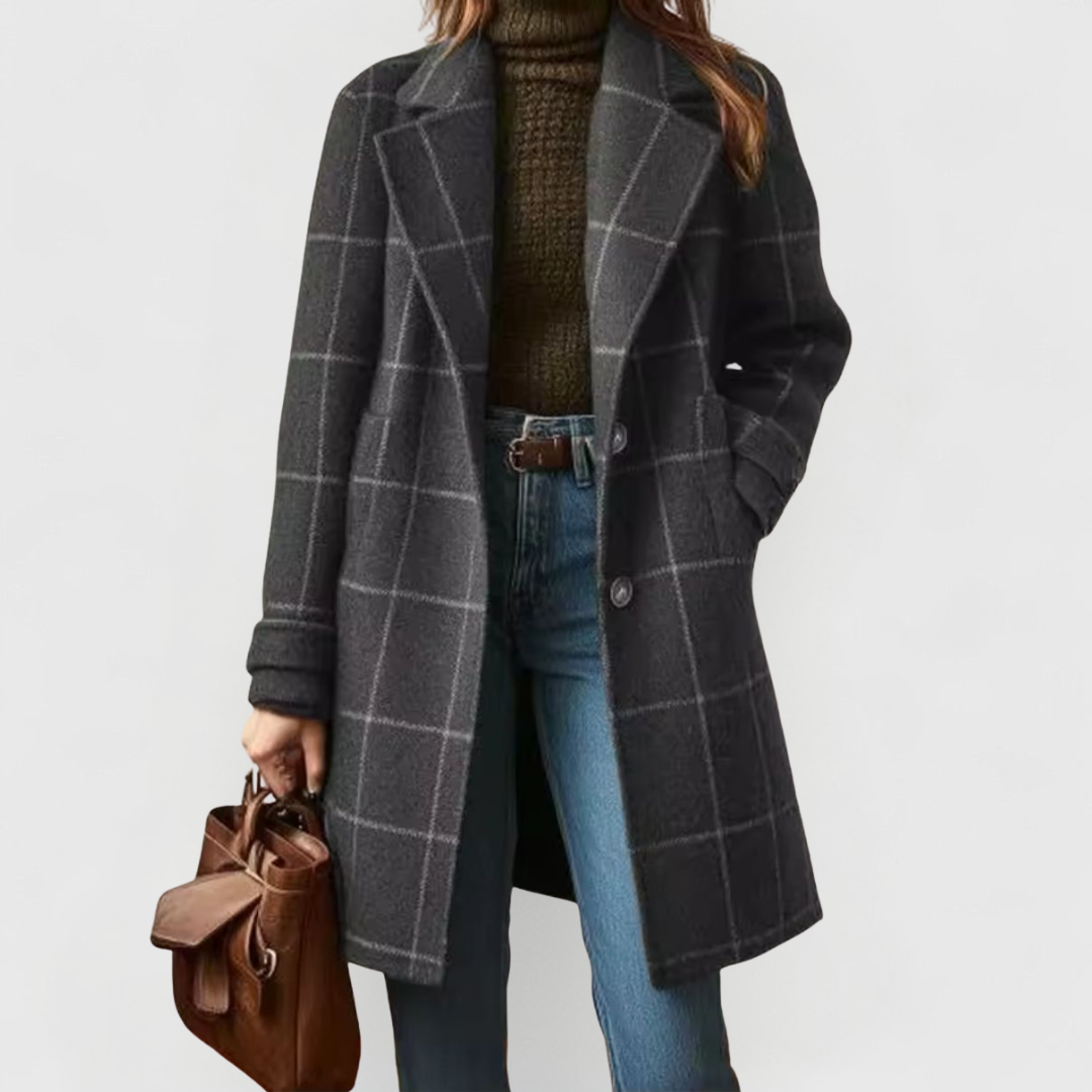 Elmont | Checked Coat
