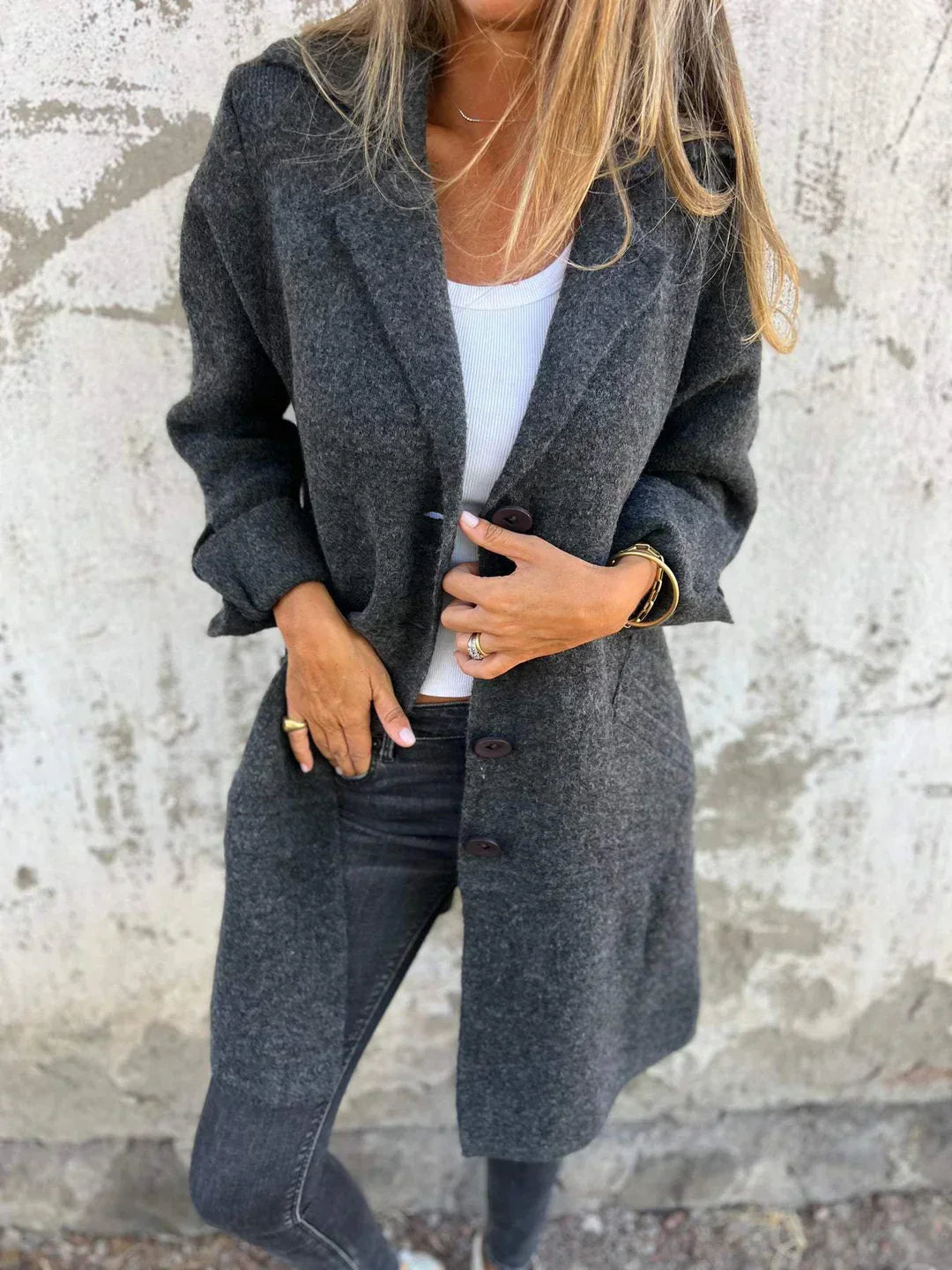 Elmont | Long Lapel Jacket